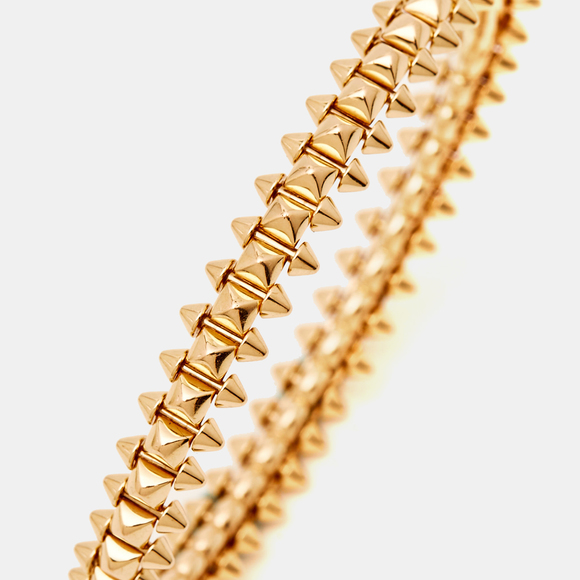 CARTIER Clash De  18K Rose Gold Medium Model Bracelet 17 - Picture 2 of 6